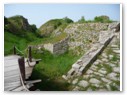 Verteidigungsmauer und Rampe zur Burganlage, Troja II, 2500-2300 v. Chr.